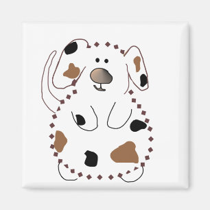 Hunde-Comic-T-Shirts und Geschenke Magnet