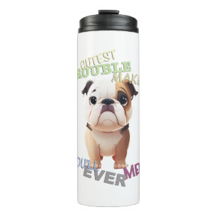 Hunde Cuttest Trouble Niedlich Adorable Funny Thermosbecher