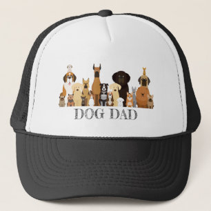 Hunde-DAD-Shirt Hund Freund Haustier Tier T-Shirt Truckerkappe