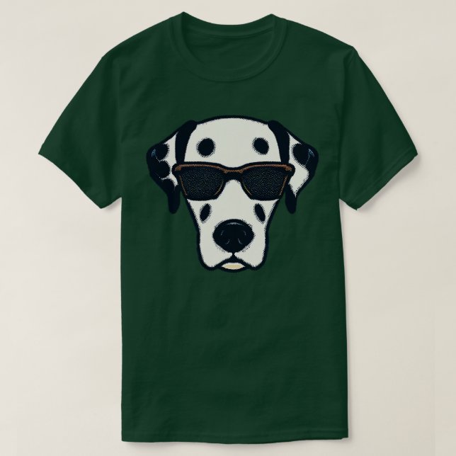 Hunde Dalmatiner cool T-Shirt (Design vorne)