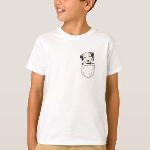 Hunde Dalmatiner Retriver Niedliche Hunde Brustpoc T-Shirt