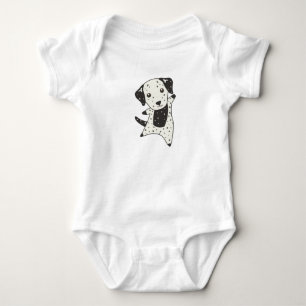 Hunde Dalmatiner Retriver Niedliche Hunde für Kind Baby Strampler