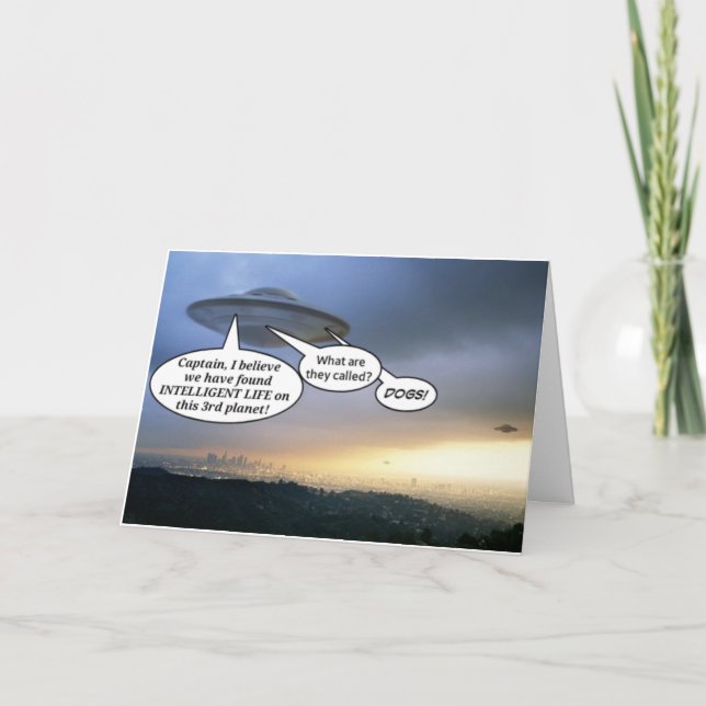 HUNDE: Das intelligente Leben der Erde! Karte (Vorderseite)