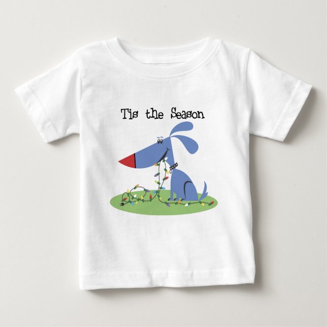 Hunde Das ist die Jahreszeit Weihnachts-Hemden und Baby T-shirt (Vorderseite)