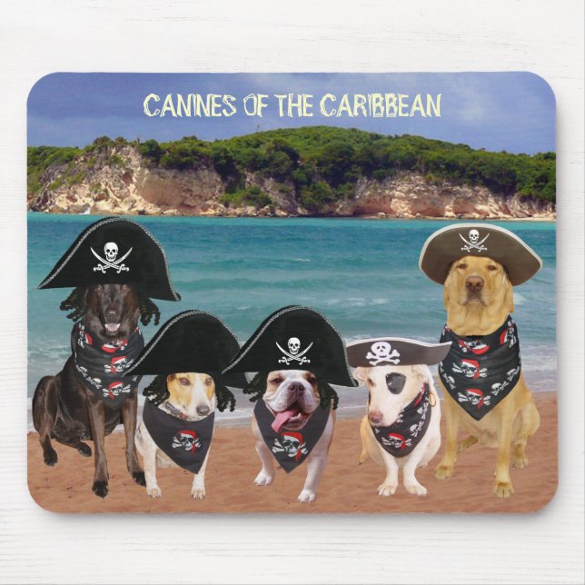 HUNDE DER KARIBISCHEN MEERE MOUSEPAD (Vorne)