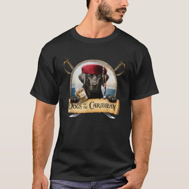 Hunde der Niedlichen Karibik-Schwarzschildkröte-Pi T-Shirt (Vorderseite)