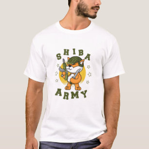 Hunde der Rasse des Hauses Militärische Tiere Shib T-Shirt