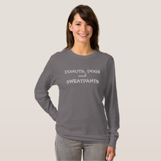 Hunde-, der Schaumgummiringe u. Sweatpantslanges T-Shirt