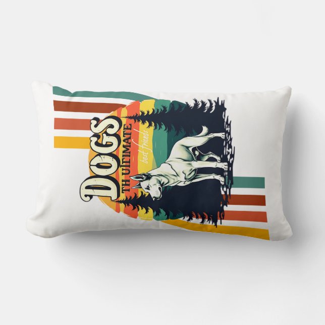 Hunde der ultimative beste Freund Lendenkissen (Vorderseite)