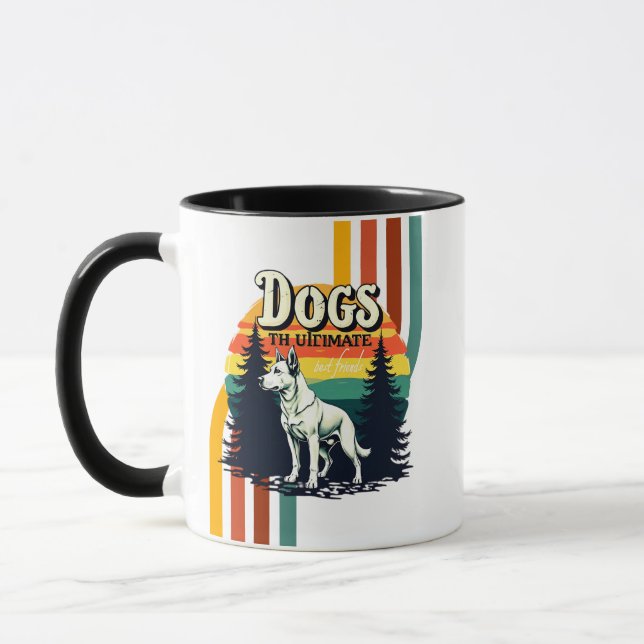 Hunde der ultimative beste Freund Tasse (Links)