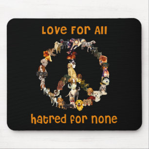 Hunde des Friedens Mousepad
