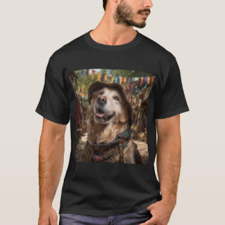 Hunde des Renaissance-Jahrmarkts: Goldener Retriev T-Shirt