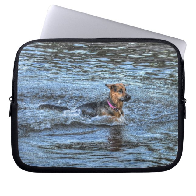 Hunde-Designs für Heimtiere Laptopschutzhülle (Vorderseite)