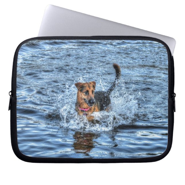 Hunde-Designs für Heimtiere Laptopschutzhülle (Vorderseite)