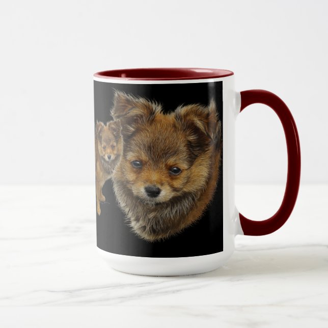 Hunde-Designs für Heimtiere Tasse (Rechts)