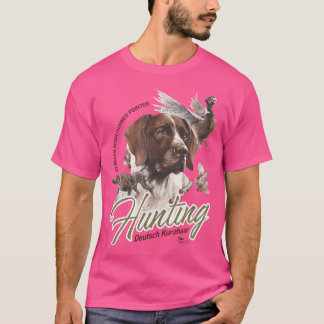 Hunde Deutsche Kurzhaarküken Jagdhunde T-Shirt