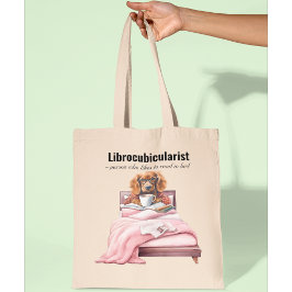 Hunde, die in Bücherregalen lesen Tragetasche