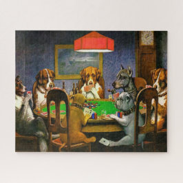 Hunde, die Poker spielen Puzzle