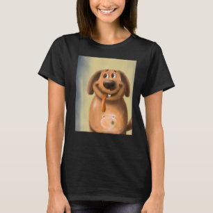 Hunde, die sich aus der Zunge kleben T-Shirt