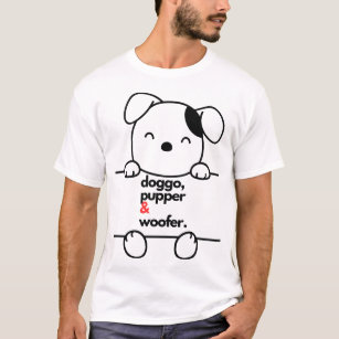 Hunde Doggo Pupper und Woofer T - Shirt