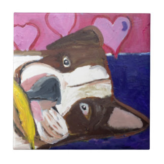 Hunde durch Eric ginsburg Fliese