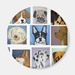 Hunde durch Eric ginsburg Magnet