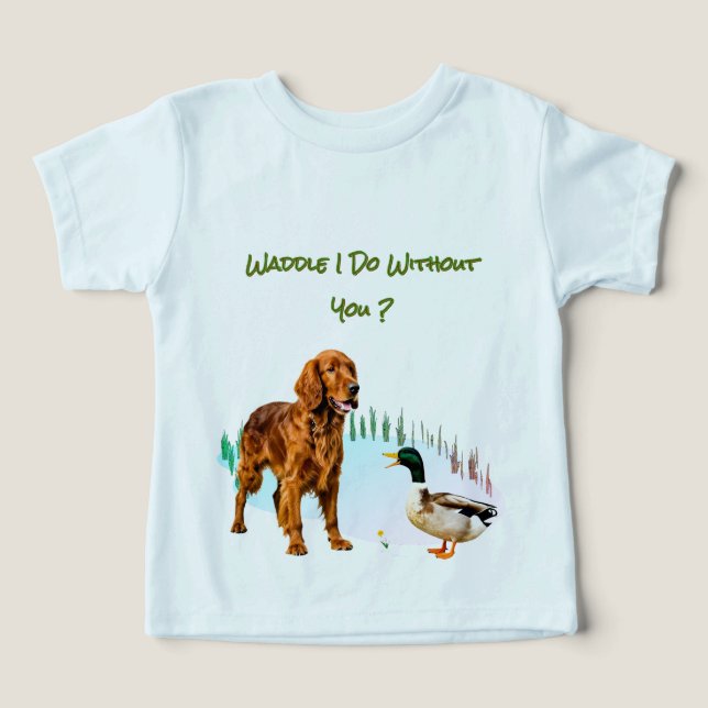 Hunde-Enten-Freunde Tiere  (Design Vorderseite)
