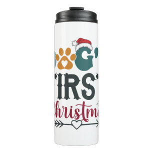 Hunde - Erste Weihnachten Thermosbecher