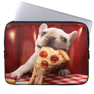Hunde essen Pizza Slice Laptopschutzhülle