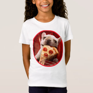 Hunde essen Pizza Slice T-Shirt