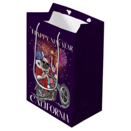 Hunde fahren mit dem Motorrad nach Kalifornien Mittlere Geschenktüte