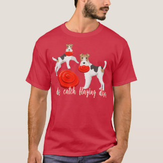 Hunde fangen Drehscheiben Hundeschlittenwettbewerb T-Shirt