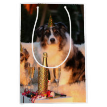 Hunde feiern neues Jahr