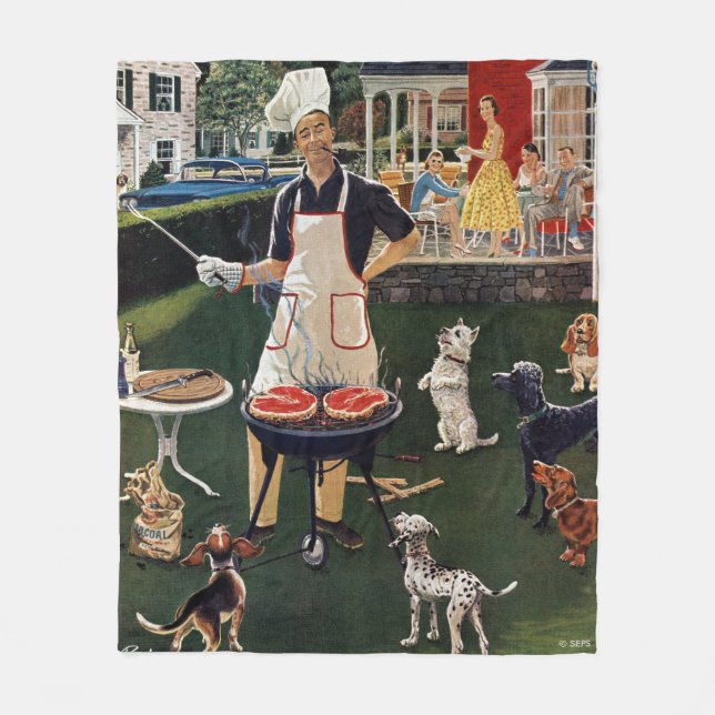 Hunde Fleecedecke (Vorderseite)