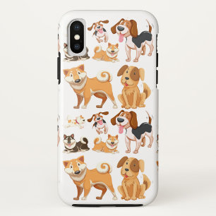 Hunde, Floppy-Ohren, Curly-Schwanz Case-Mate iPhone Hülle