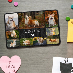 Hunde-Foto-Collage Magnet
