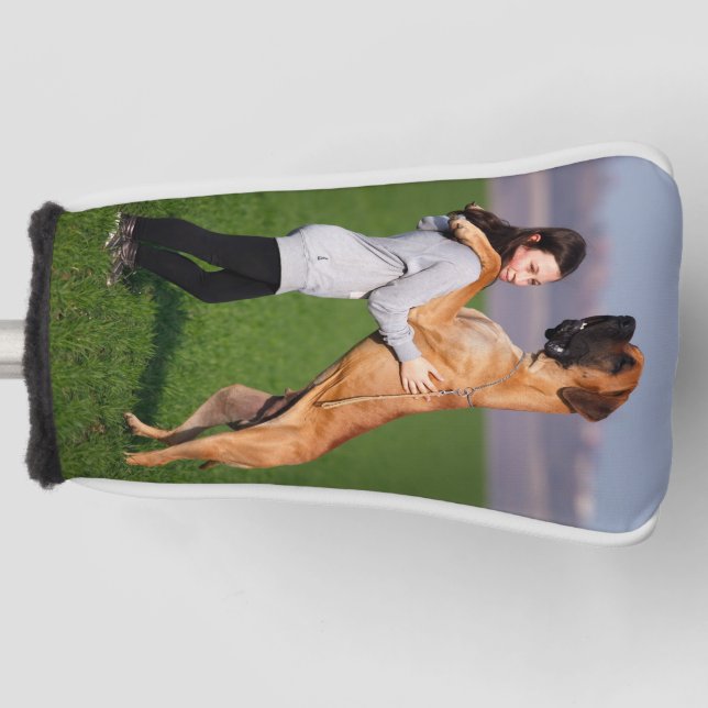 Hunde-Foto Golf Headcover (Vorderseite)