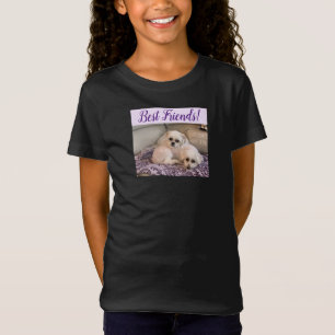 Hunde Foto Niedlich maltesisch und Shih Tzu T-Shirt