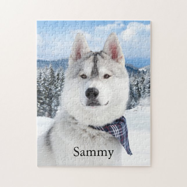 Hunde-Foto Puzzle (Vertikal)