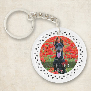 Hunde Foto Schlüsselanhänger - Personalisierter Pe