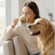 Hunde-Foto-Tasse, Mein Herz gehört