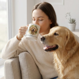 Hunde-Foto-Tasse, Mein Herz gehört Kaffeetasse