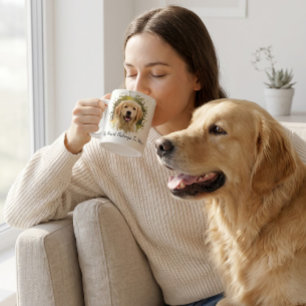 Hunde-Foto-Tasse, Mein Herz gehört Kaffeetasse