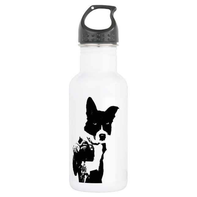 Hunde- Fotograf Trinkflasche (Vorderseite)