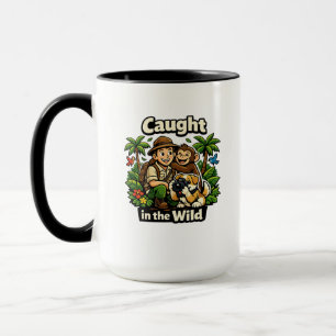 Hunde-Fotografie mit Besitzer in freier Wildbahn - Tasse
