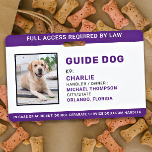 Hunde Führhund ID Personalisiert Einfache Diensthu Ausweis