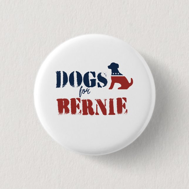 Hunde für Bernie Button (Vorderseite)