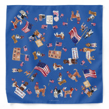 Hunde Für Demokratie-Bandana