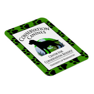 Hunde für die Erhaltung Magnet