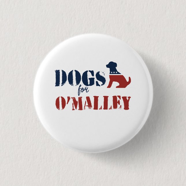 Hunde für O'Malley Button (Vorderseite)